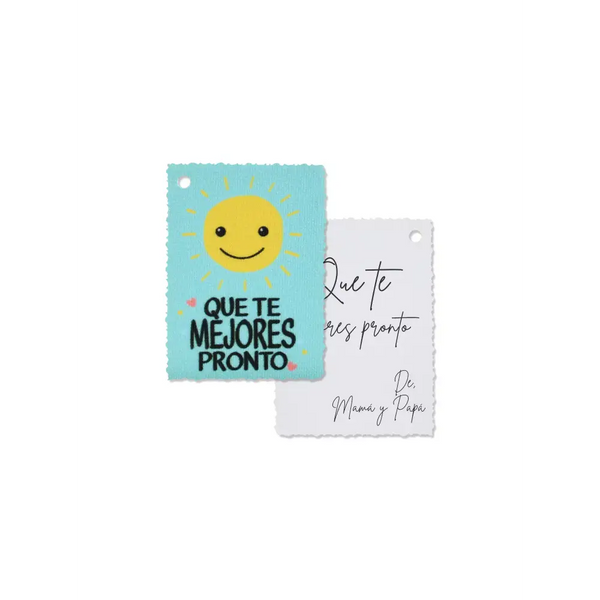 Get Well Soon Gift Tags - Kaio-Dia IT/ES