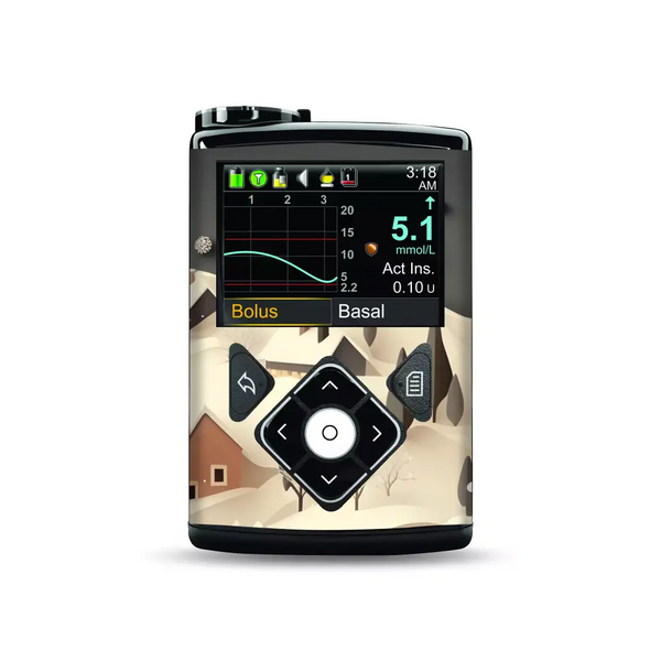 Winter-Themed Medtronic MiniMed Insulin Pump Stickers |