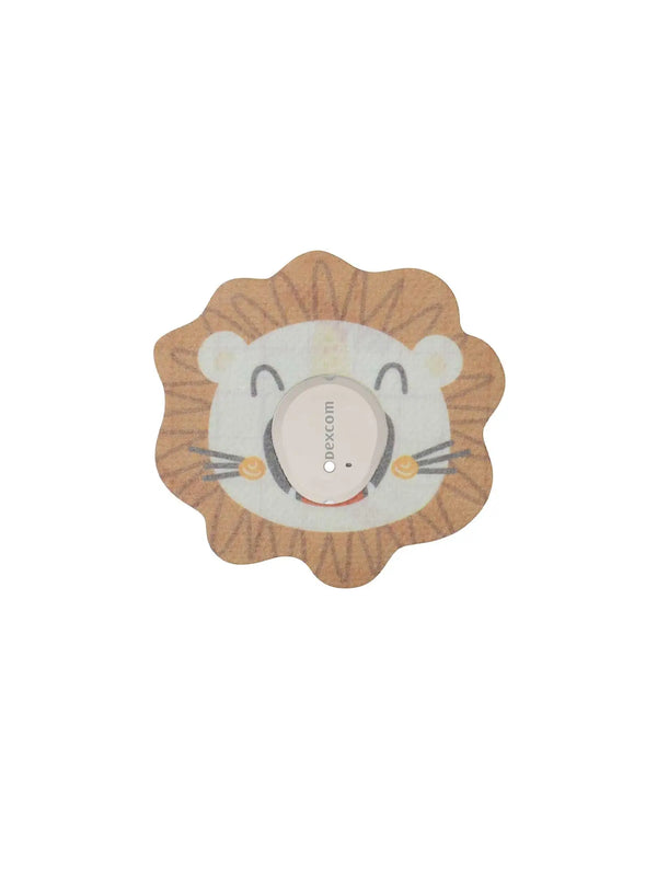 Plaster ochronny dla dzieci na Dexcom G7 – Kwiat, Gwiazda lub Lew – Patch Me Up!