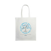 Diabetes Awareness Tote Bag with Viking symbols and Tree of Life design.