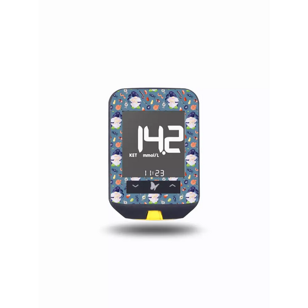 Freestyle Optium Neo Glucose Meter Stickers - Halloween