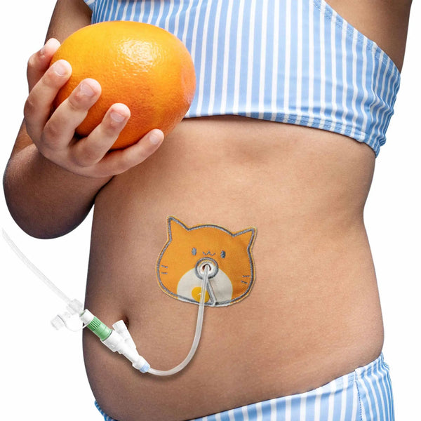 Ochraniacz na sondę G dla dzieci – Kształt kotka, misia lub kwiatka | Kaio-Tube Pads