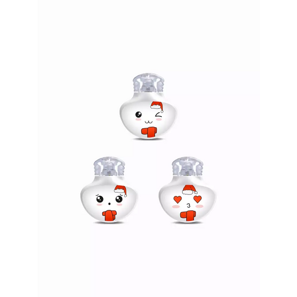 Cartoon-style salt shakers with cute faces from Guardian Enlite Stickers Christmas 2024