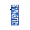 Blue camouflage insulated insulin cooling wallet for 1 insulin pen with zipper closure