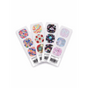 Medtronic Simplera CGM Stickers with vibrant playful motifs in various designs including Witchy, Cosmic Swirls, and Abstract Retro.