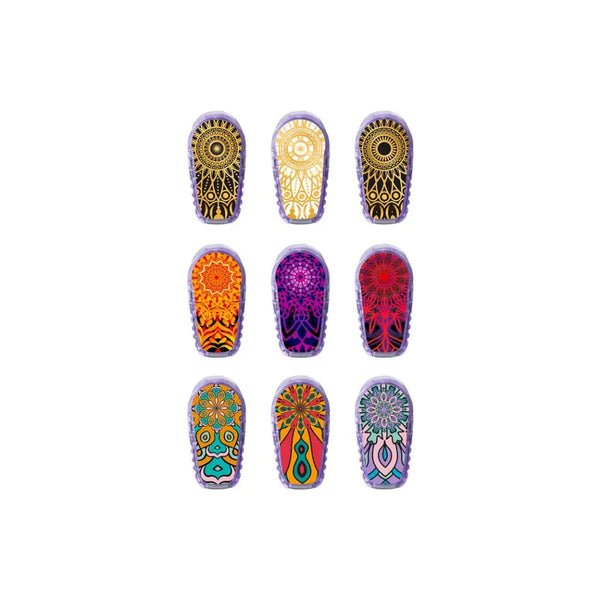Dexcom G6 Stickers in Reusable Tin Can - Mandala Serie