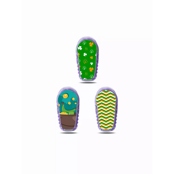 Naklejki na czujnik Dexcom G6 - edycja z okazji Dnia Świętego Patryka