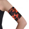 Fluo Dia-Band armband for glucose sensor and insulin patch pump, colorful design.