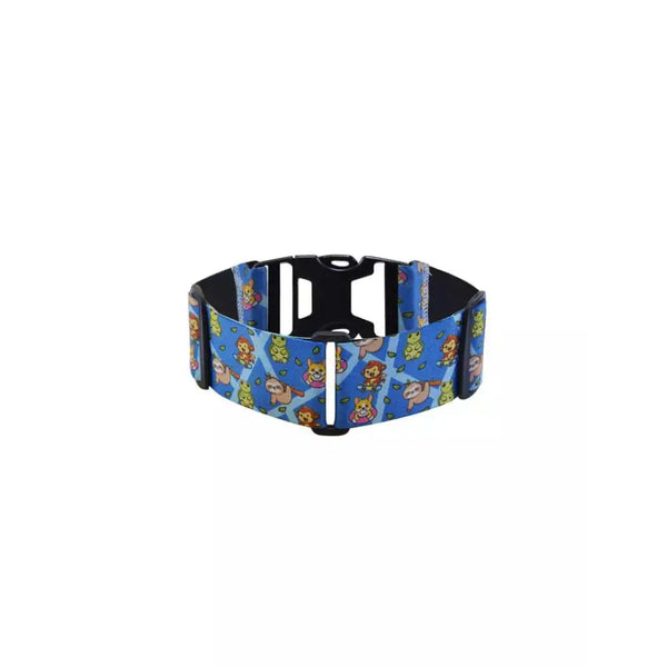 Multipurpose belt for diabetic kids with colorful print, elastic comfort, and adjustable fit.