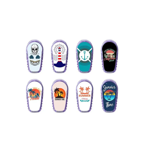 Dexcom G6 Stickers in Reusable Tin Can - Male Series