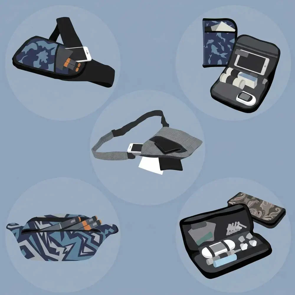 Bags, cases, kit bags and cooling wallets for carrying diabetes supplies Obraz