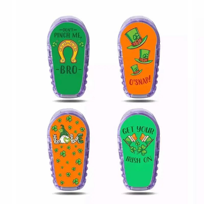 Blood Glucose Sensor Stickers - St. Patrick’s Day Edition Obraz