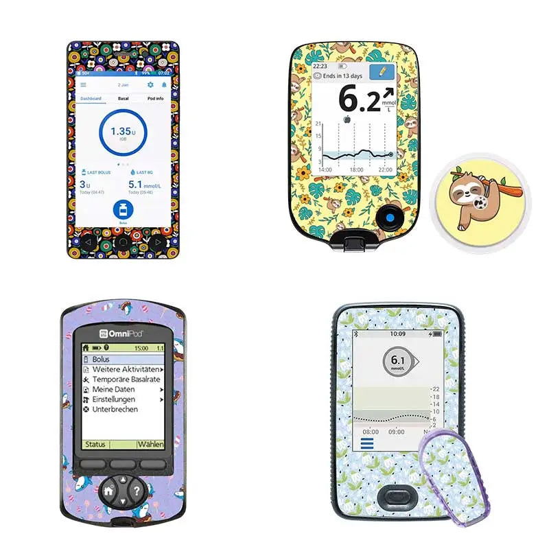 Diabetes Management Devices Stickers Obraz