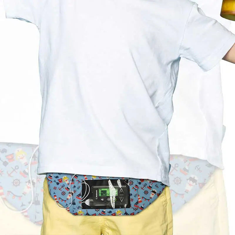 Insulin Pump Belt with Double Pocket for Children - Dia-Twin Pocket Belt Obraz