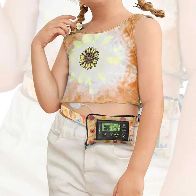 Insulin Pump Belt with Window For Kids Obraz