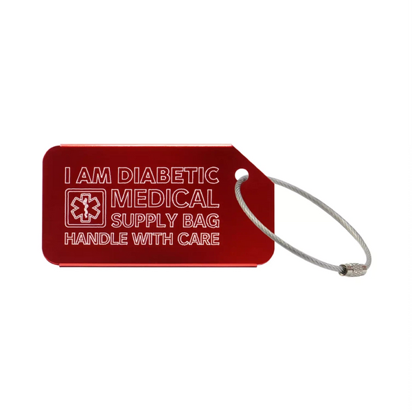 Zawieszka do bagażu medycznego - Dia-Luggage Tag