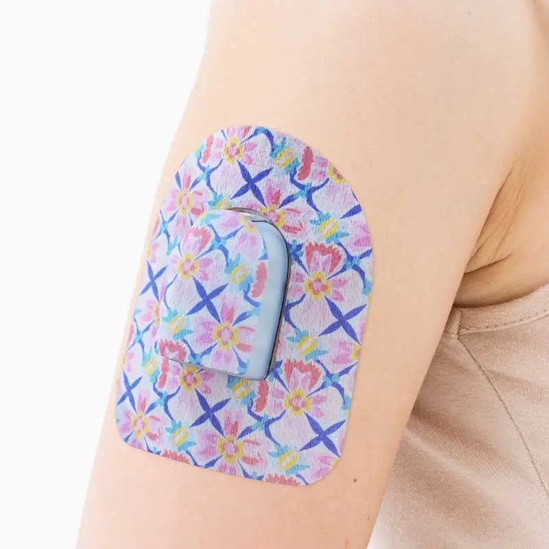omnipod pod colorful patch on the arm Obraz