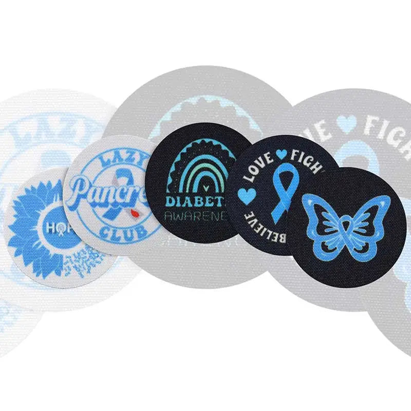 Personalize your clothes and accessories - Iron-on Diabetes Awareness Patches Obraz