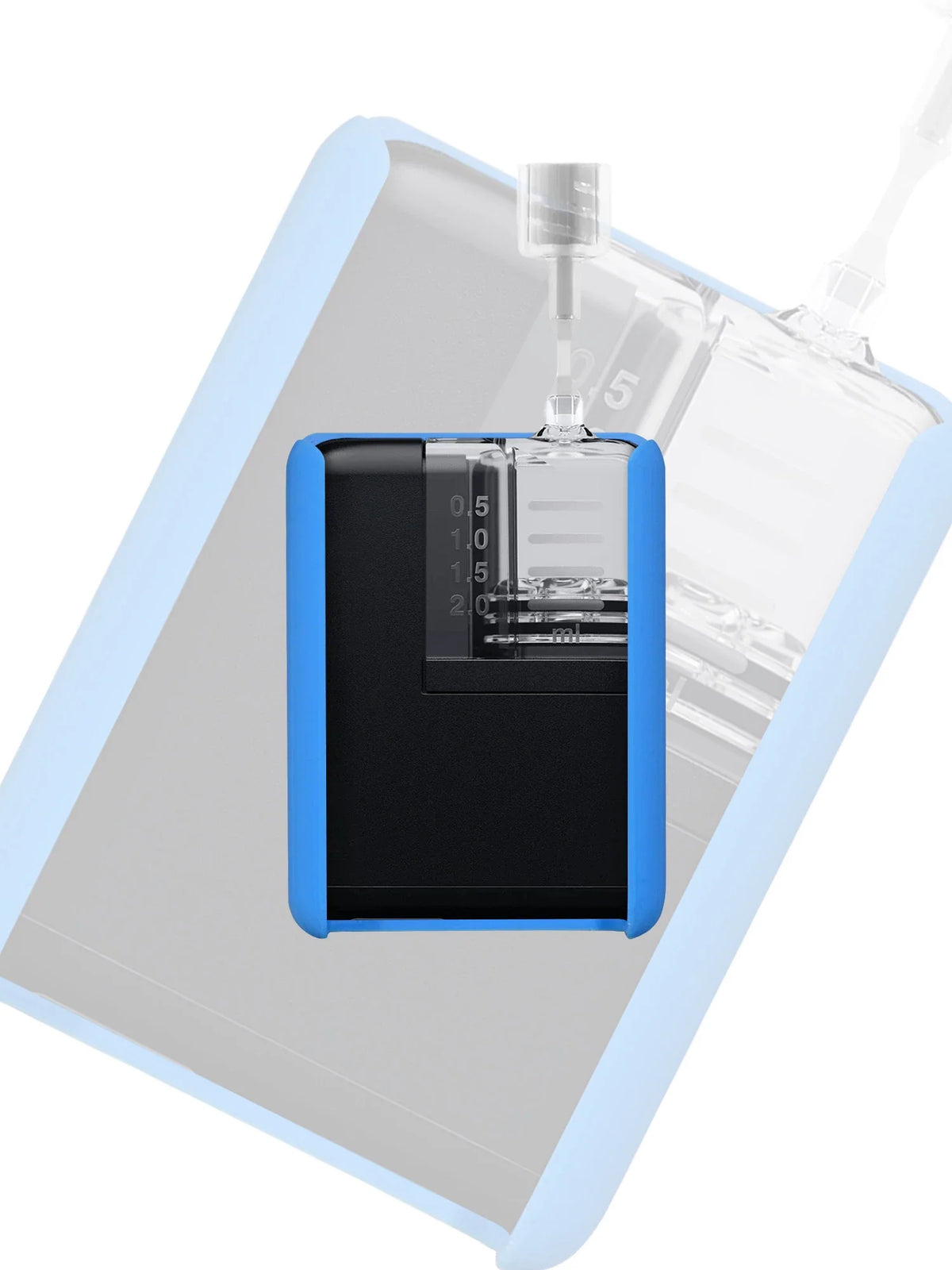 Blue Dia-Mobi Clip with Tandem Mobi insulin pump Obraz