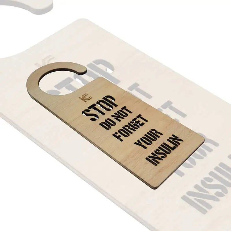 The perfect visible reminder for Diabetics - Kaio-Door Hanger Obraz