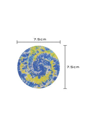 Plaster mocujący do FreeStyle Libre 2, Color Splash, wzór tie-dye, wymiary 7,5 x 7,5 cm