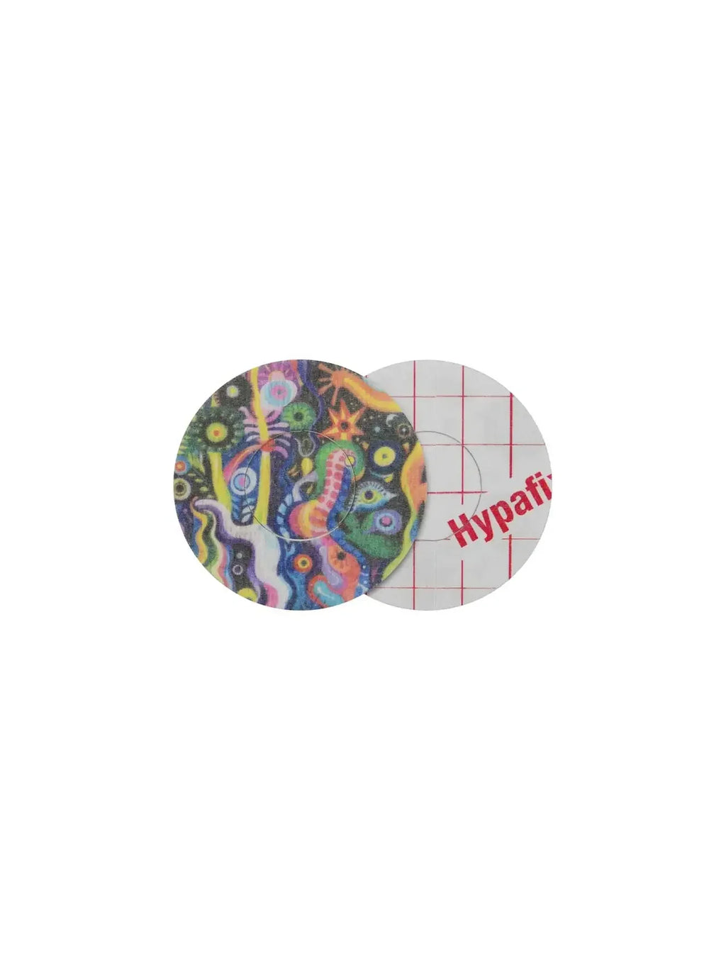 Plaster mocujący do FreeStyle Libre 3, wzór Lucid Echo, przód i tył z folią ochronną