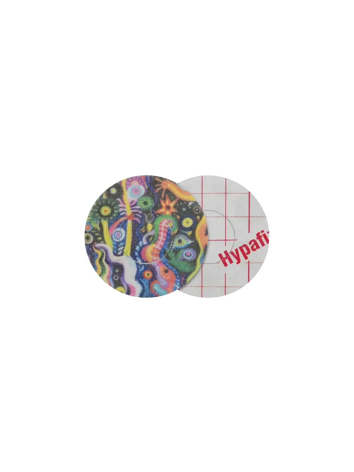 Plaster mocujący do FreeStyle Libre 3, wzór Lucid Echo, przód i tył z folią ochronną