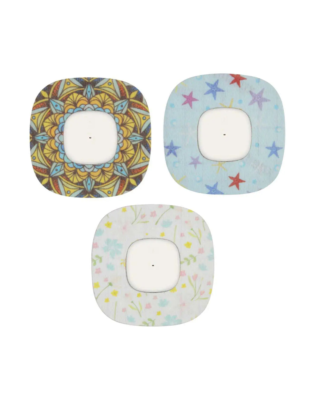 Plastry mocujące do Simplera Sync, seria Fresh, zestaw Starlit Garden z 3 plastrami