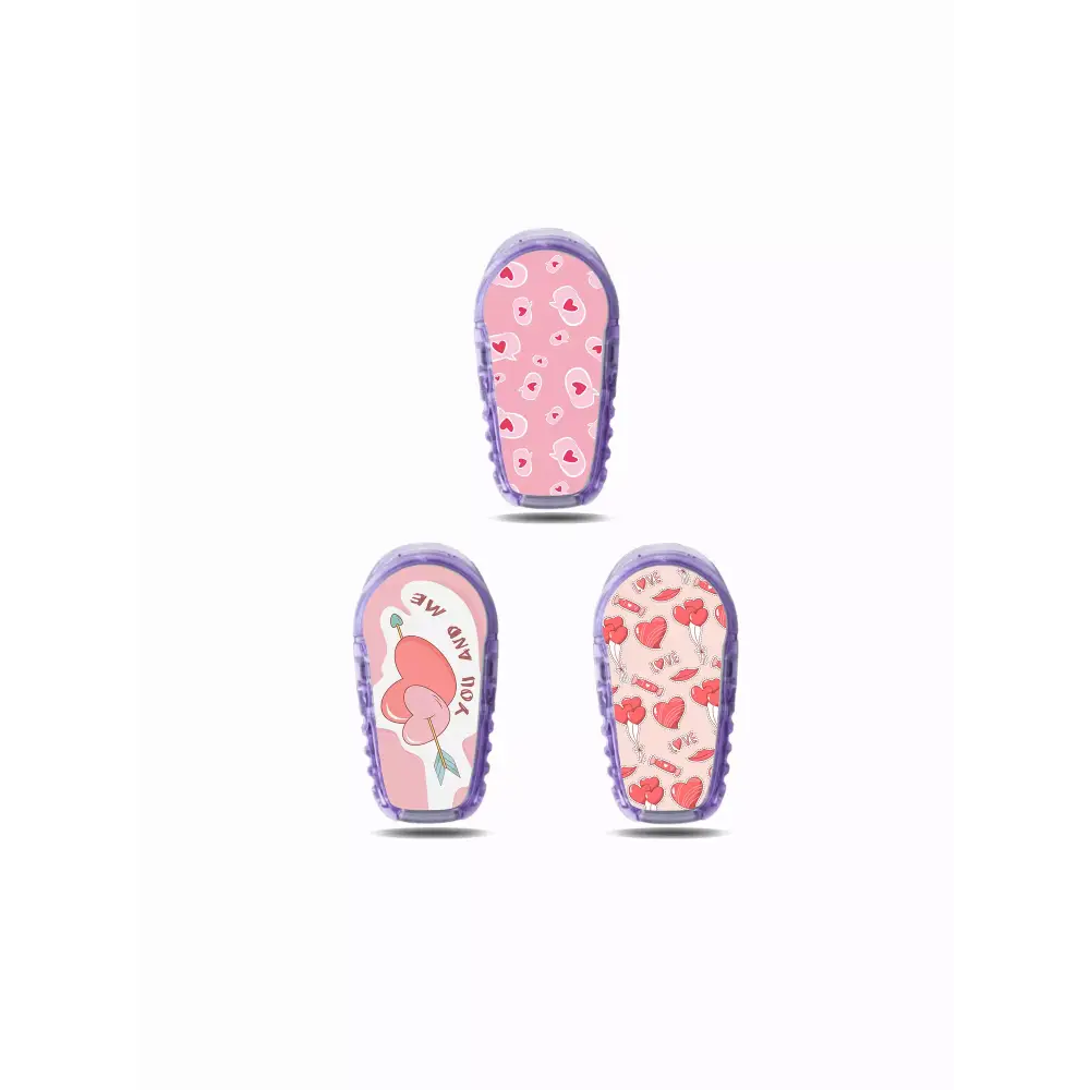 Dexcom G6 Stickers - Valentine Edition 2024