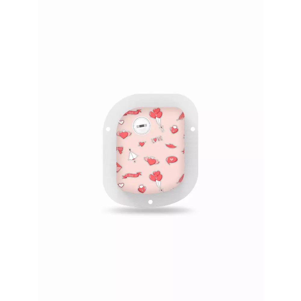 GlucoMen Day Insulin Pump Stickers- Valentine