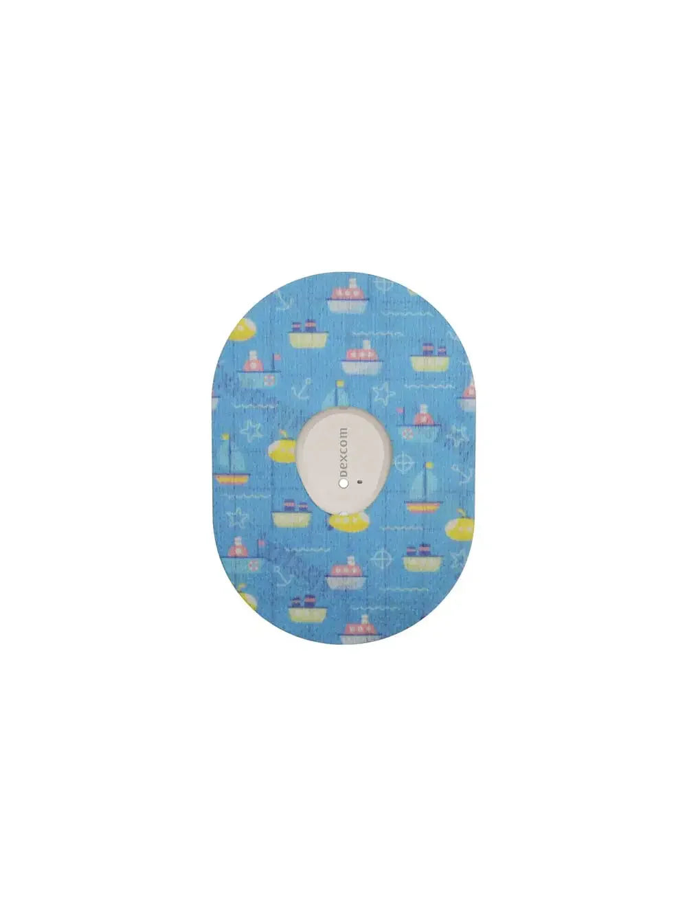 Plaster mocujący do Dexcom G7, wzór Ocean Voyage