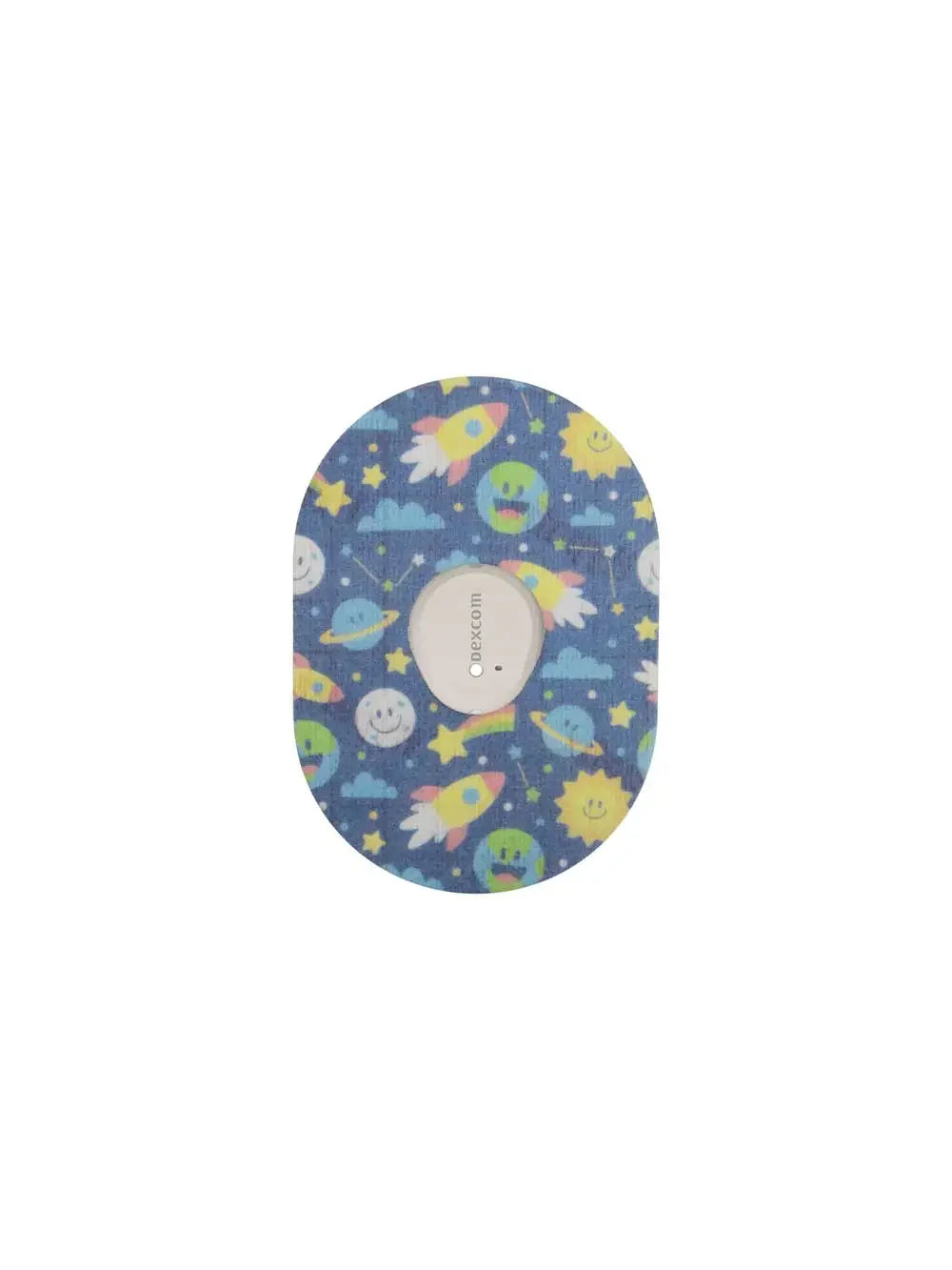Plaster mocujący do Dexcom G7, wzór Orbit of Joy II
