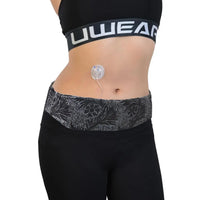 Adjustable insulin pump waist belt for discreet comfort.