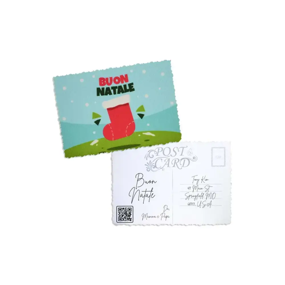 Elegant Christmas Postcard - Kaio-Cards