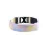Adjustable insulin pump belt with colorful design, offering comfort and secure fit for pump wearers.