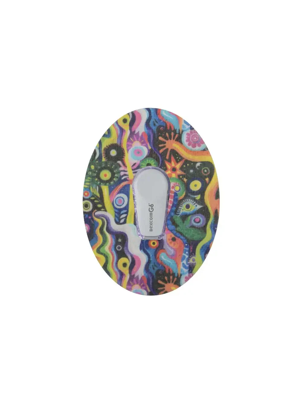 Plaster mocujący do Dexcom G6, wzór Lucid Echo