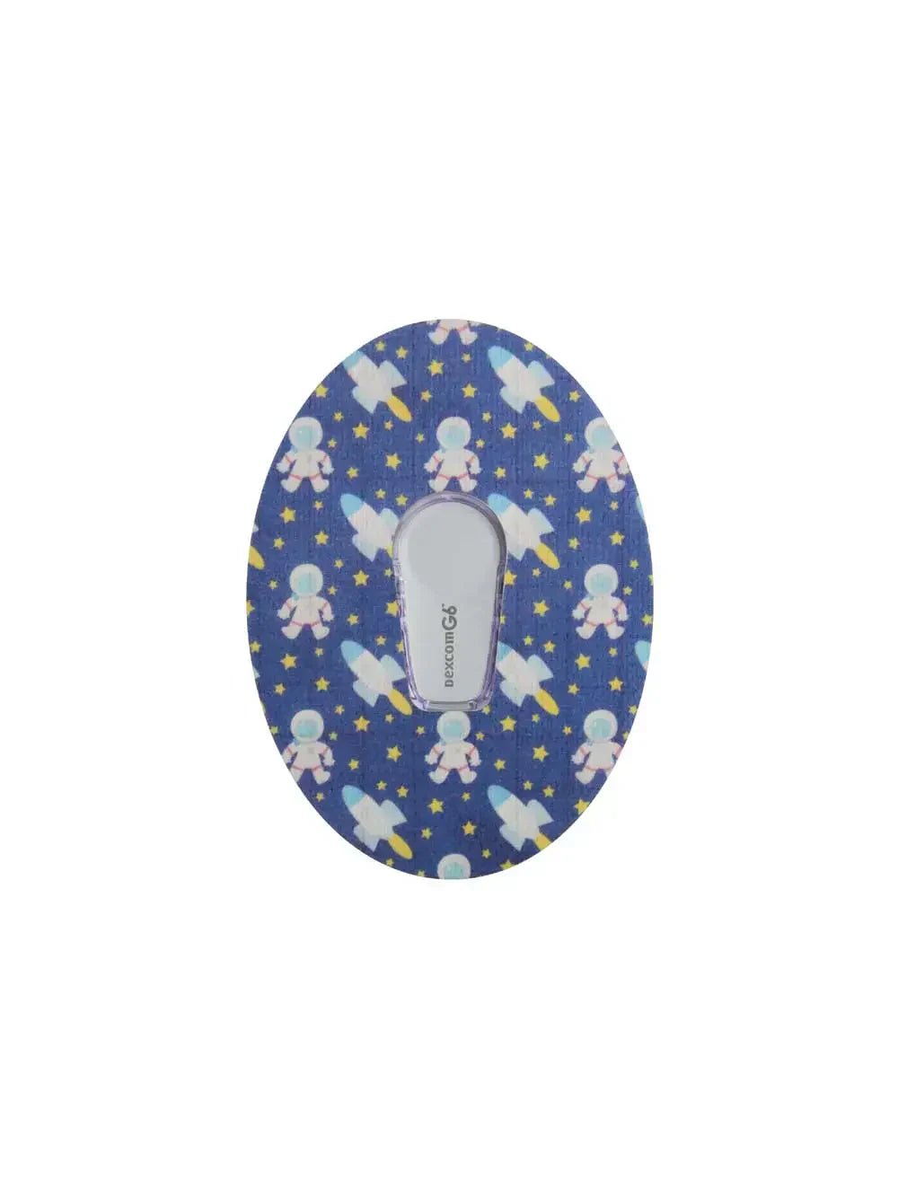 Plaster mocujący do Dexcom G6, wzór Astronaut