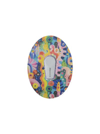 Plaster mocujący do Dexcom G6, wzór Ethereal Bloom