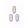 Three Easter-themed baby shoes for Dexcom G6 Stickers - Easter Edition 2025