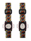 Colorful Dexcom G7 armband with rotating clip for secure sensor fit and stylish design.