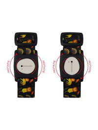 Opaska na Dexcom G7 dla dzieci z obrotowym klipsem, Dia-Style Kiddy Bunny Overload & Roar