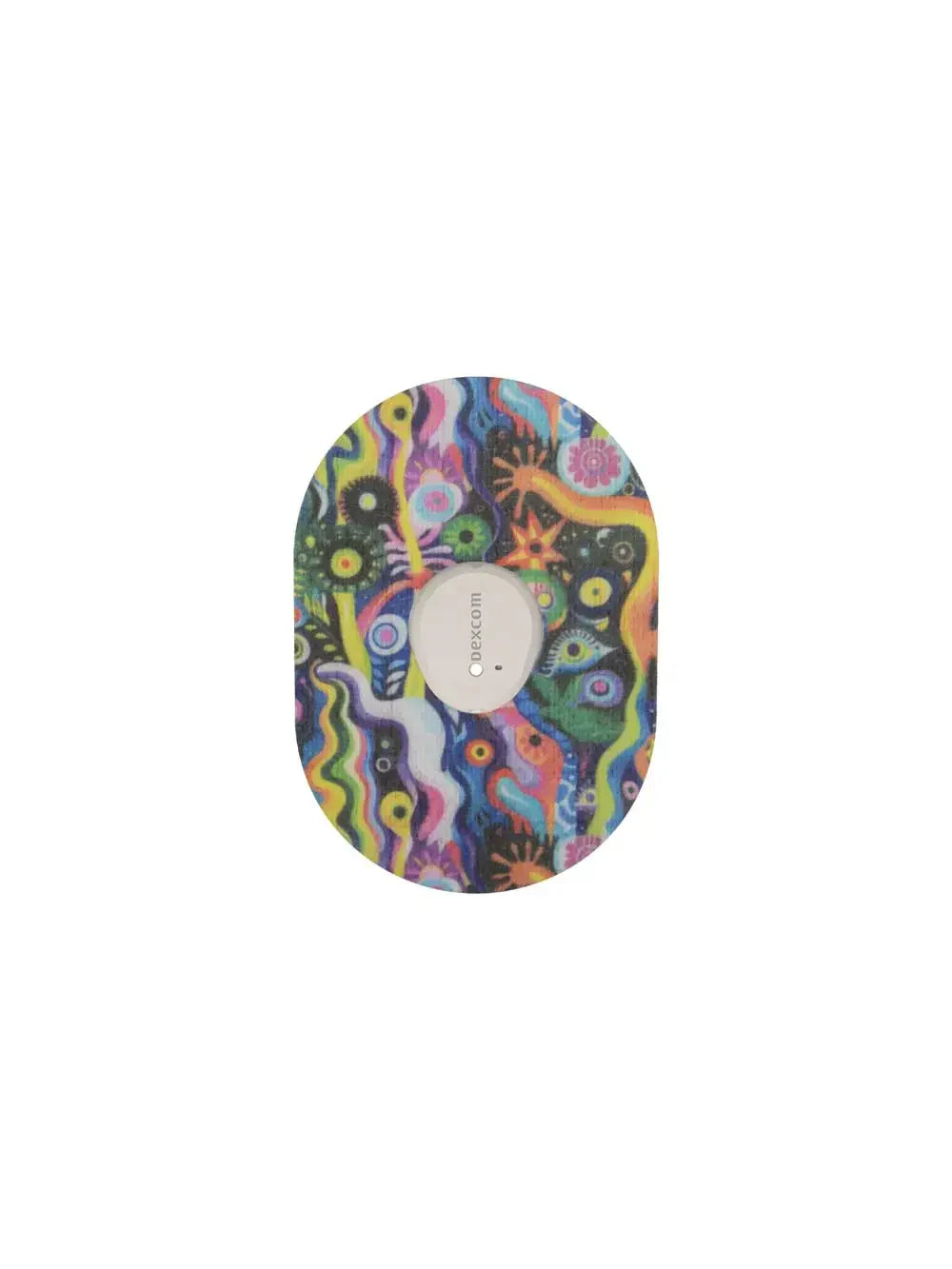 Plaster mocujący do Dexcom G7, wzór Lucid Echo