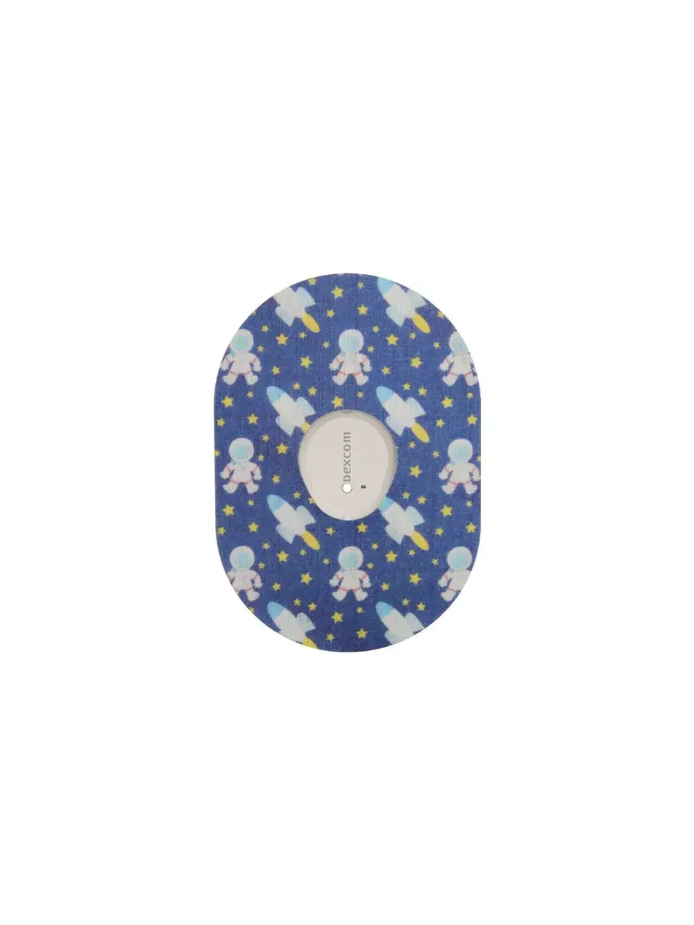 Plaster mocujący do Dexcom G7, wzór Astronaut