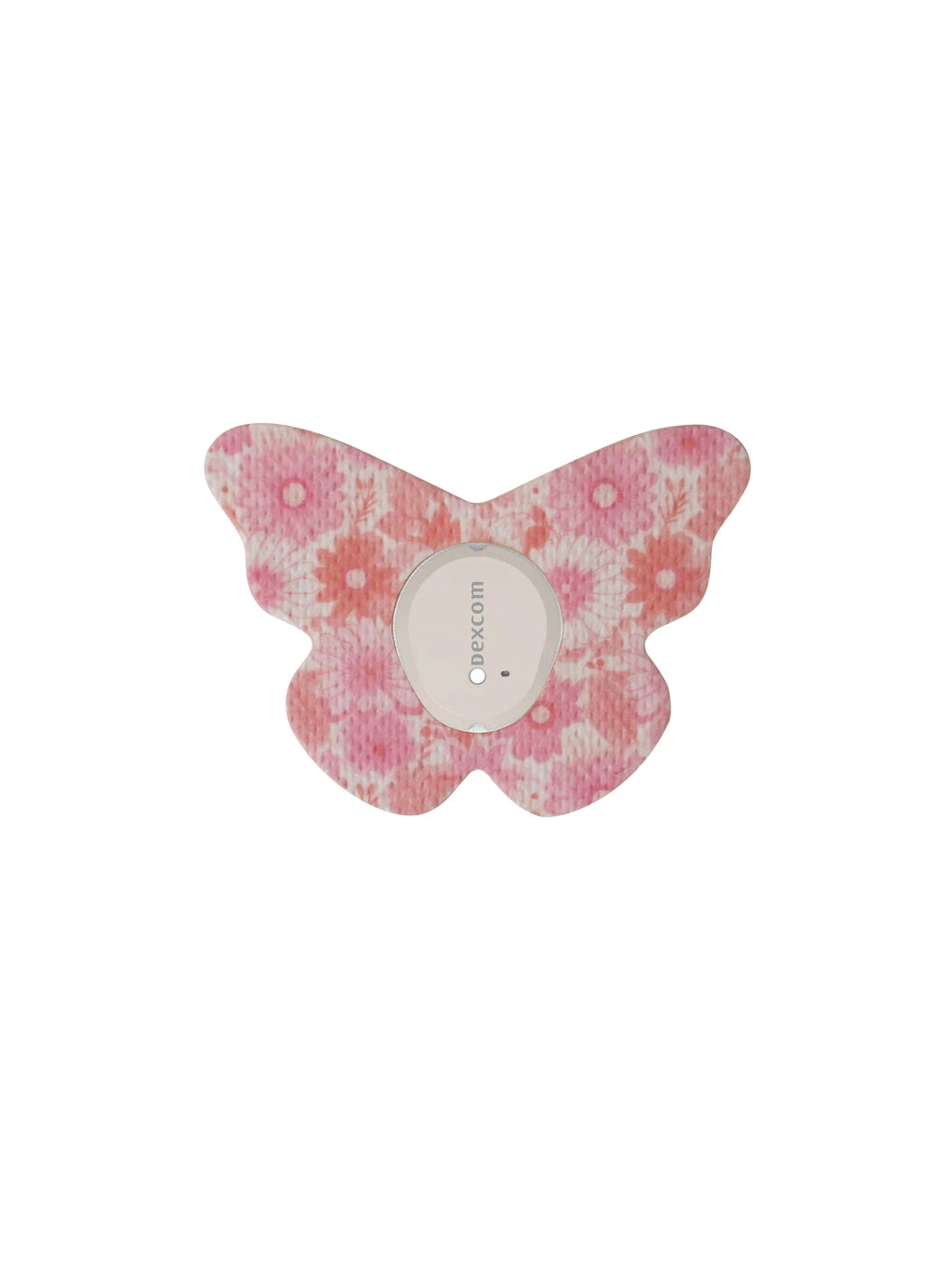 Plaster mocujący do Dexcom G7, kształt: motyl, wzór Flower Serenade
