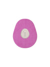 Dexcom G7 drop shape patch in pink solid color, breathable adhesive overpatch to help support sensor wear