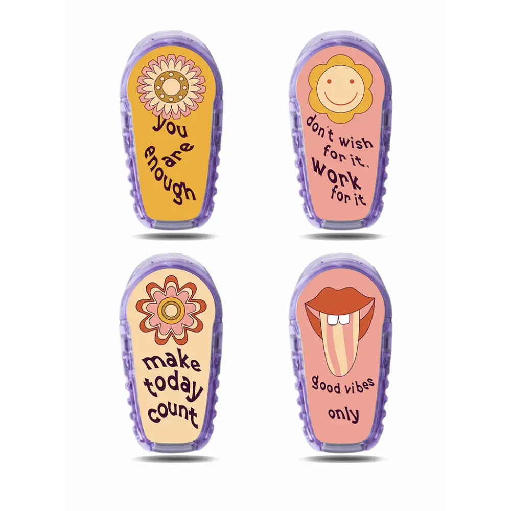 Dexcom G6 Transmitter Stickers – Retro Collection