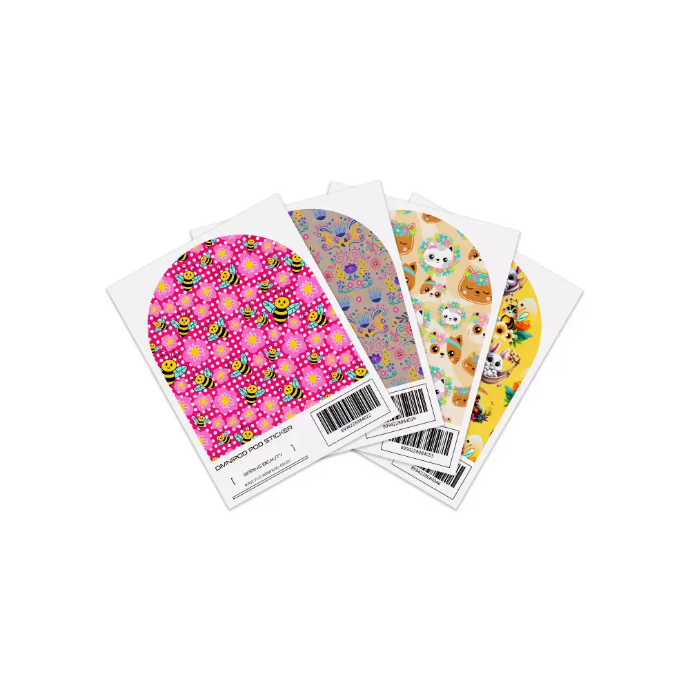 Omnipod POD Stickers - Single Spring Celebration Kaio - Dia