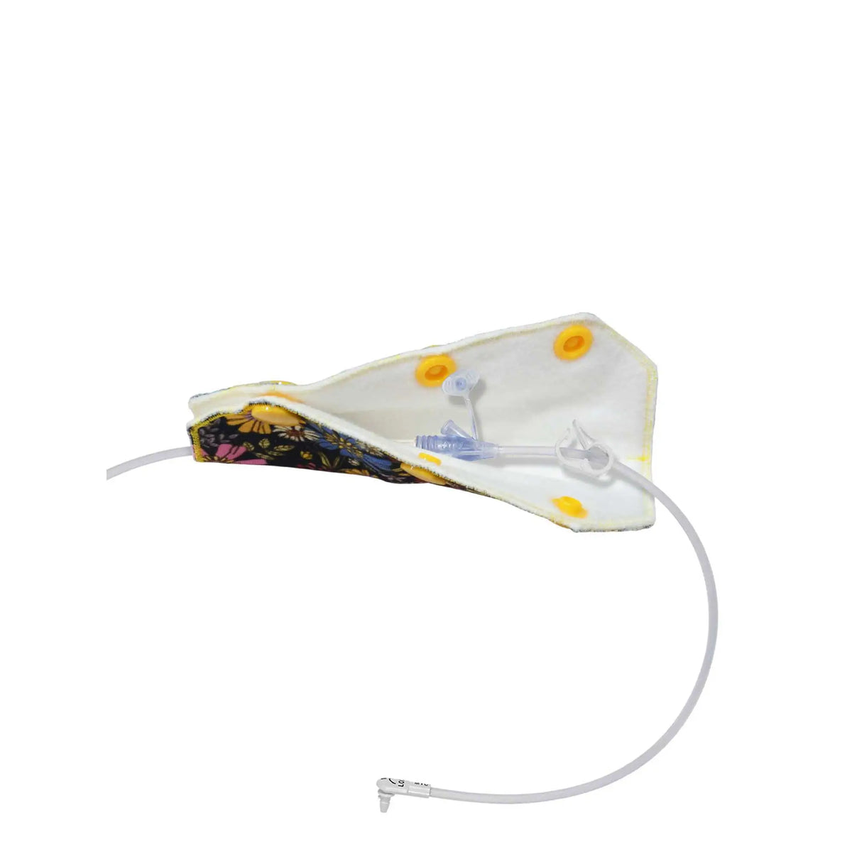 feeding tube port cover with tube inside protective washable cover for g and j tube connections and daily hygiene