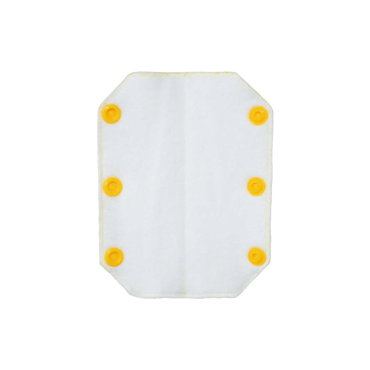 feeding tube port cover kids yellow back view showing structure and secure attachment design
