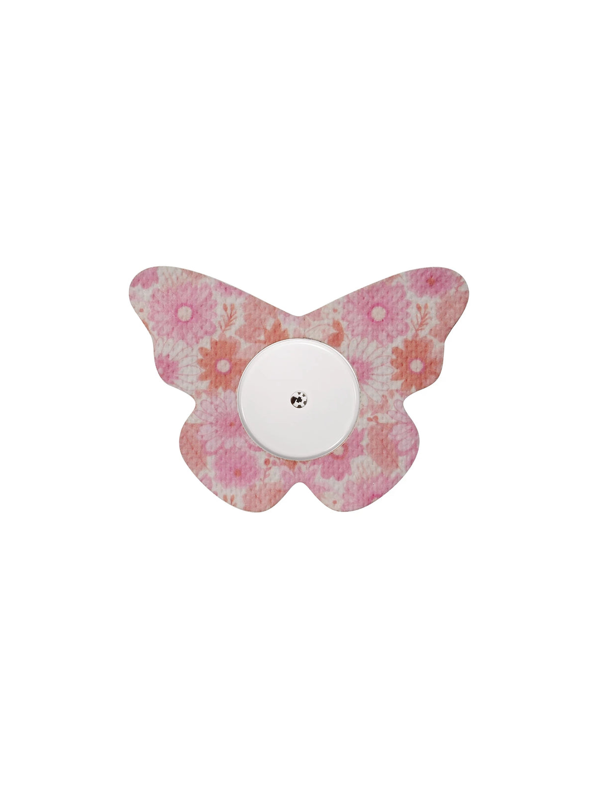 Plaster mocujący do FreeStyle Libre 2, kształt: motyl, wzór Flower Serenade
